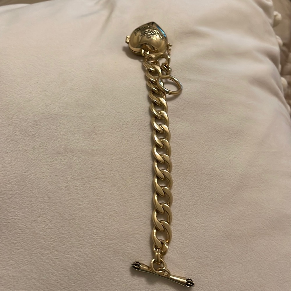 Juicy Couture gold charm bracelet